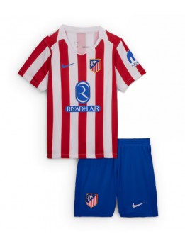 Billige Atletico Madrid Hjemmedraktsett Barn 2025-26 Kortermet (+ Korte bukser)